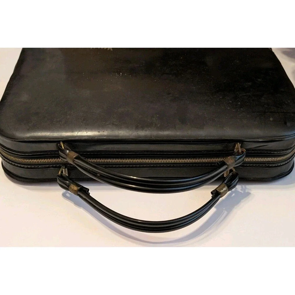 RARE HTF Vintage Mary Kay Cosmetics Consultant Case 60s 70s Black Briefcase Bag